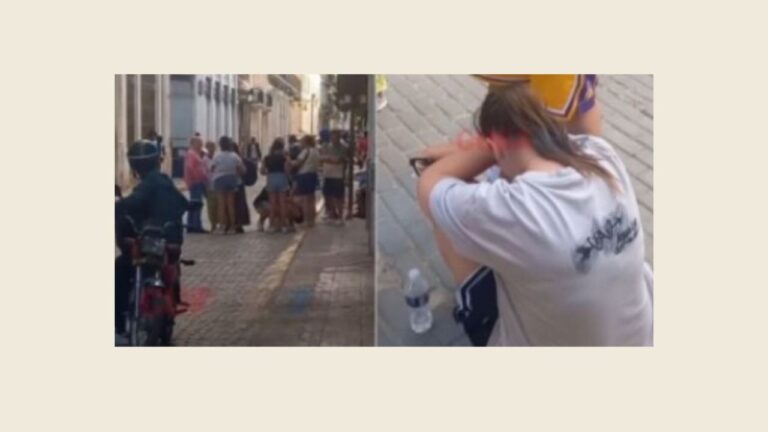 Asalto de turistas en la habana