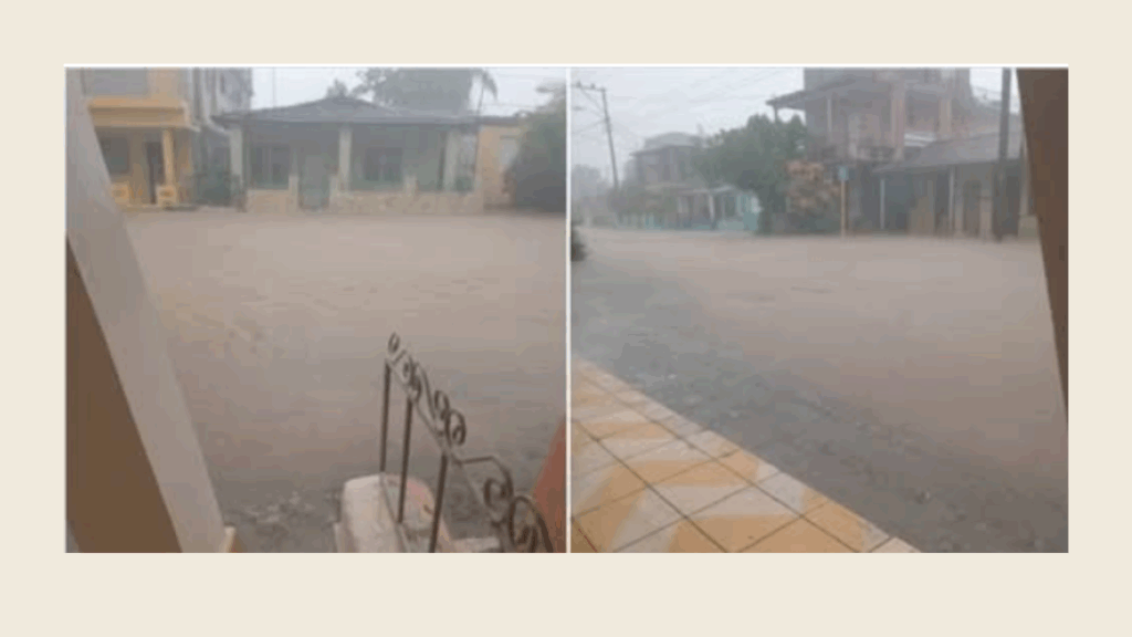 Intensas lluvias en Ciego de Avila